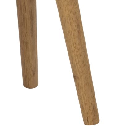 Noční stolek CARLY 40x30 cm dub/bílá