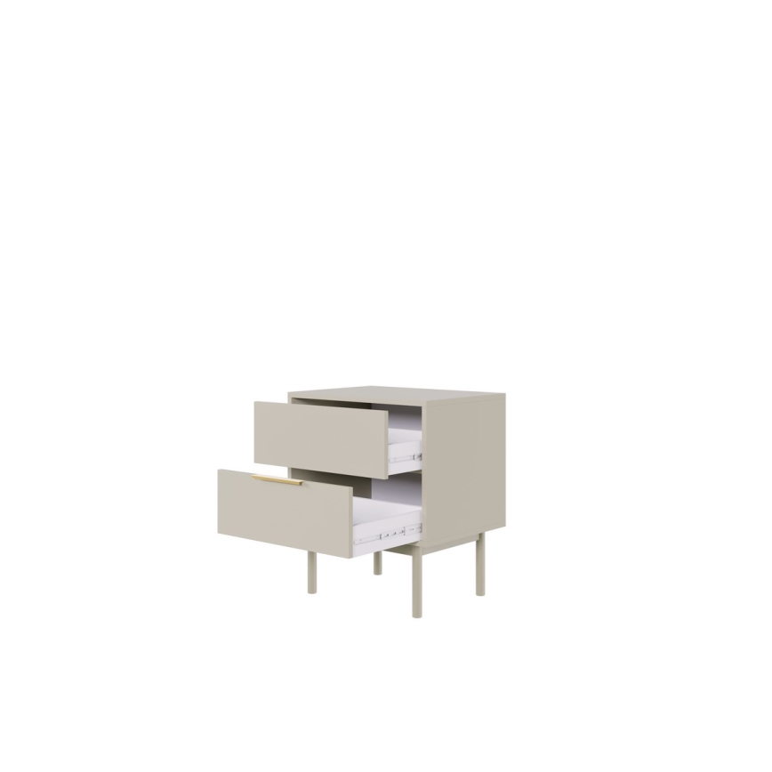 Noční stolek ELI 54x39 cm béžová