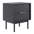 Noční stolek ELI 54x39 cm černá