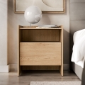 Noční stolek JAPANDI 60x53 cm dub cremona