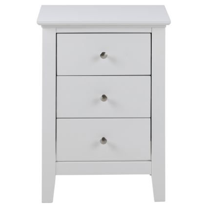 Noční stolek LARA 45x34 cm bílá