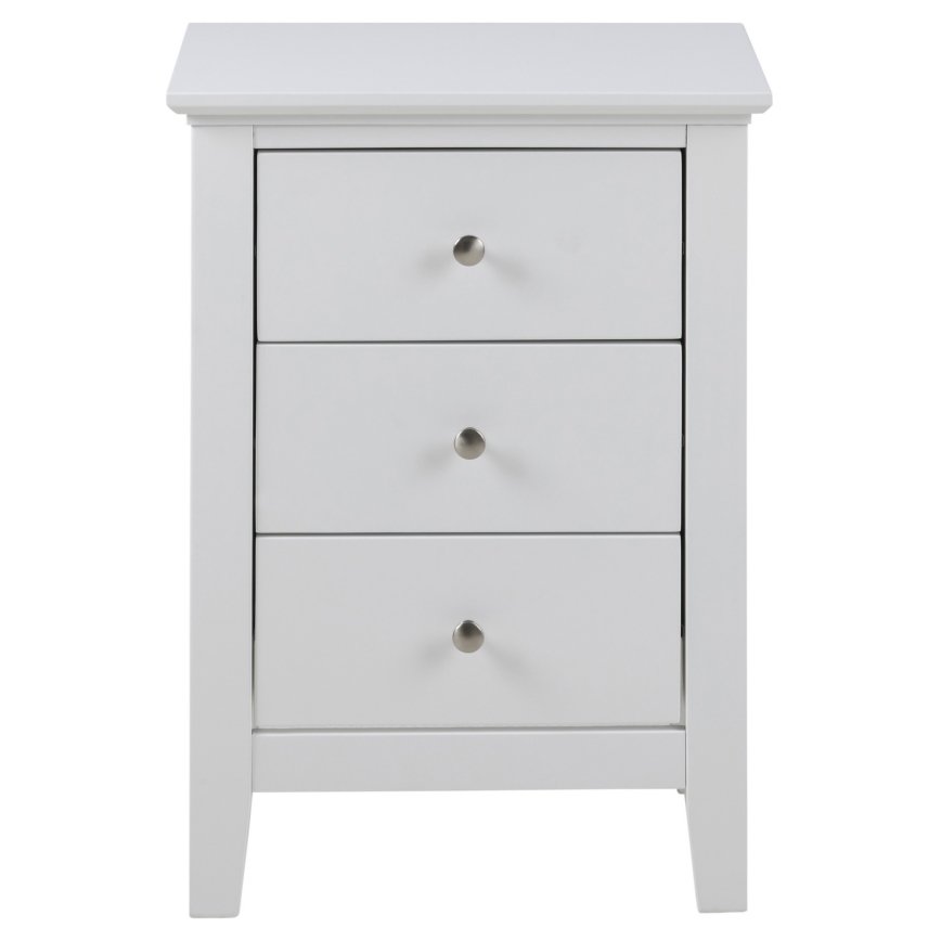 Noční stolek LARA 45x34 cm bílá