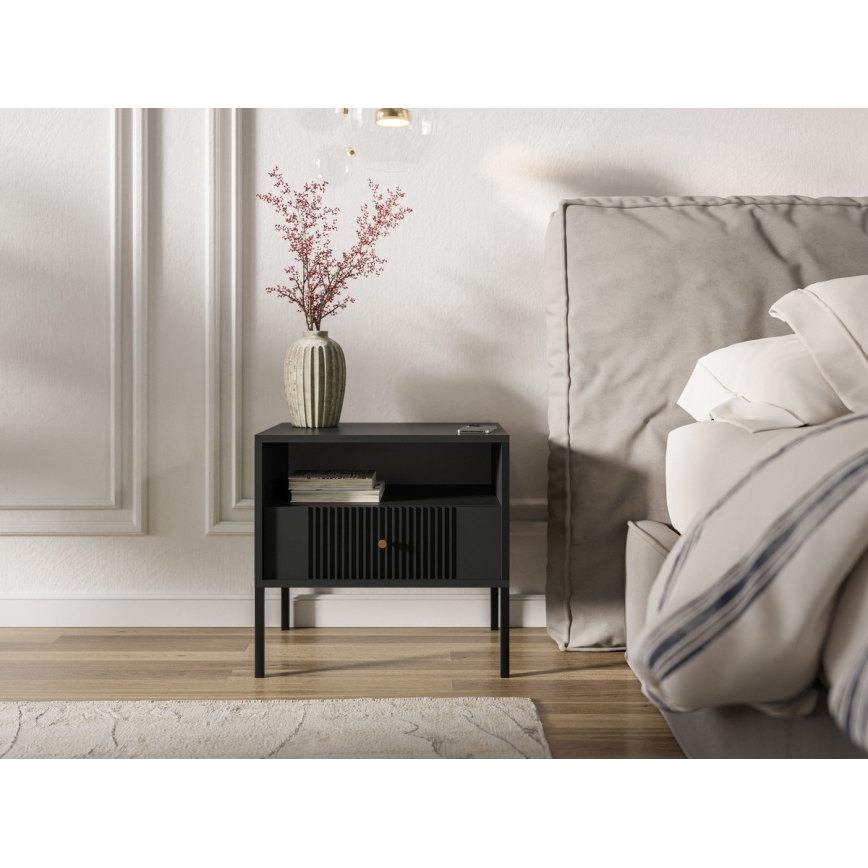 Noční stolek LUE černá