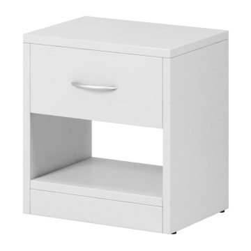 Noční stolek NED 39x28 cm bílá