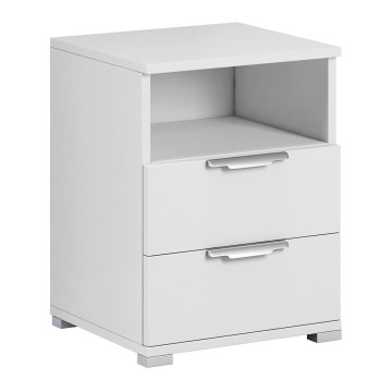 Noční stolek NED 46x42 cm bílá