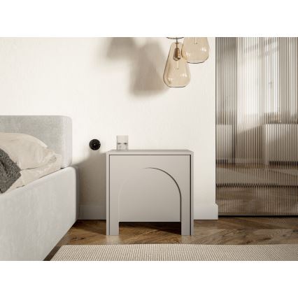 Noční stolek NIO kašmír/béžová