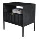 Noční stolek NOVA 56x54 cm černá