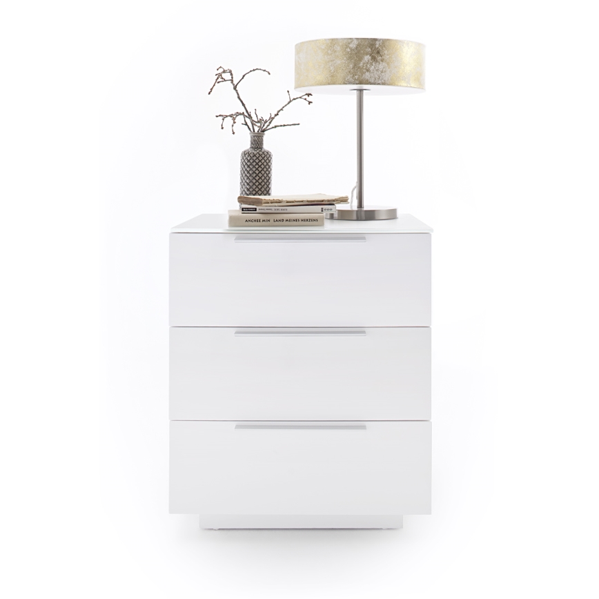 Noční stolek ROCKY XXL bílá