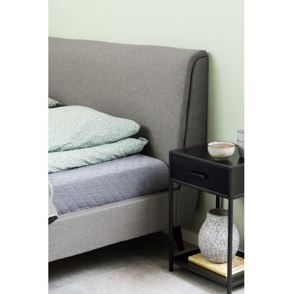Noční stolek SARON 42x35 cm antracit