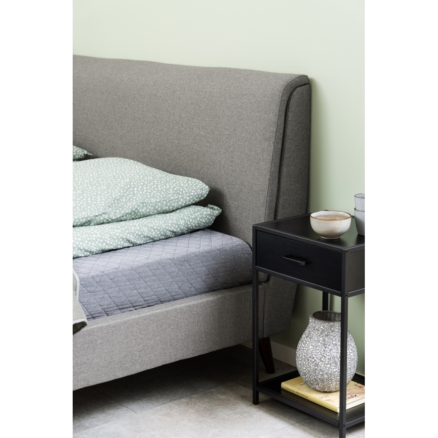 Noční stolek SARON 42x35 cm antracit