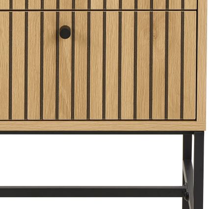 Noční stolek se zásuvkami OLIVIA dub