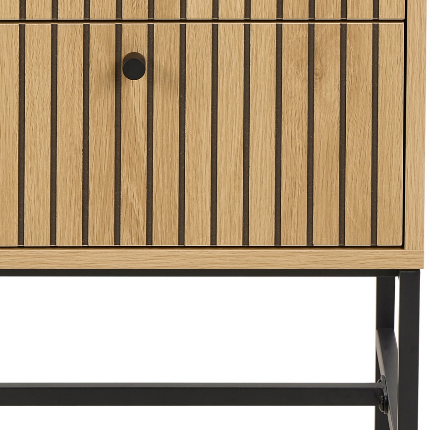 Noční stolek se zásuvkami OLIVIA dub