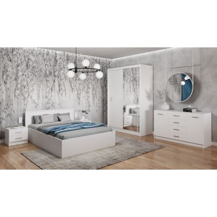 Noční stolek TOD 45x37 cm bílá