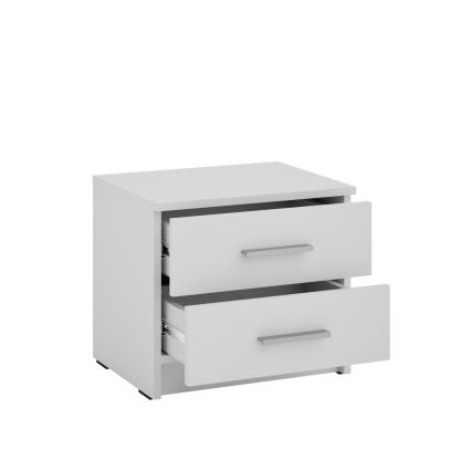 Noční stolek TOD 45x37 cm bílá