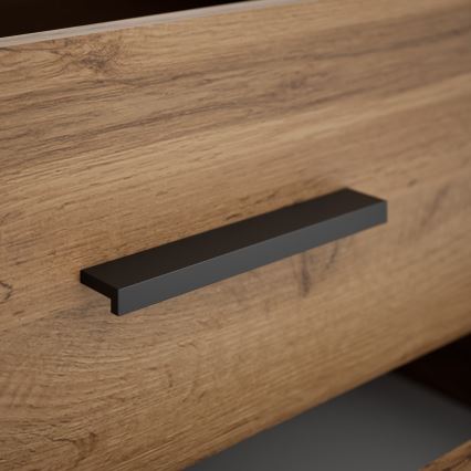 Noční stolek TOD 45x37 cm dub craft/černá