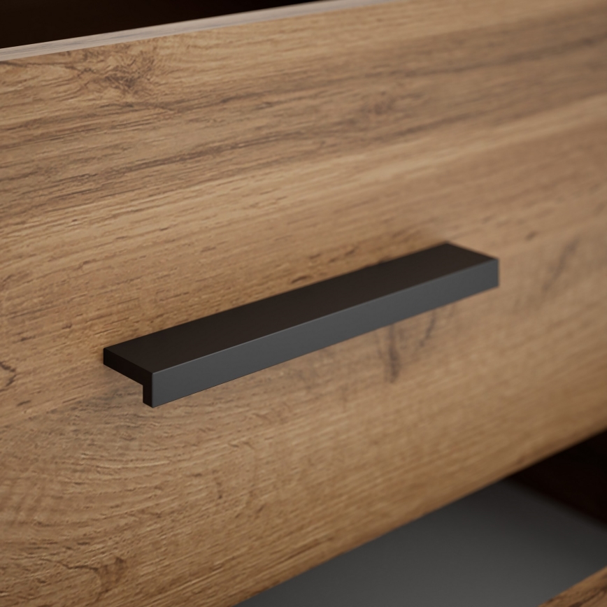 Noční stolek TOD 45x37 cm dub craft/černá
