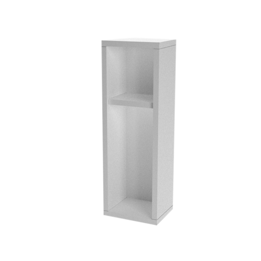 Noční stolek TURRA 65x15 cm bílá