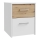 Noční stolek URO 48x39 cm dub artisan/bílá