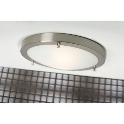 Nordlux - Koupelnové stropní svítidlo ANCONA 2xE27/40W/230V IP43 pr. 31,5 cm matný chrom