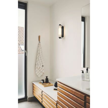 Nordlux - Koupelnové osvětlení zrcadla NIMAL 2xE14/25W/230V IP44 černá