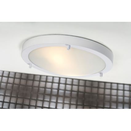 Nordlux - Koupelnové stropní svítidlo ANCONA 2xE27/40W/230V IP43 pr. 31,5 cm bílá
