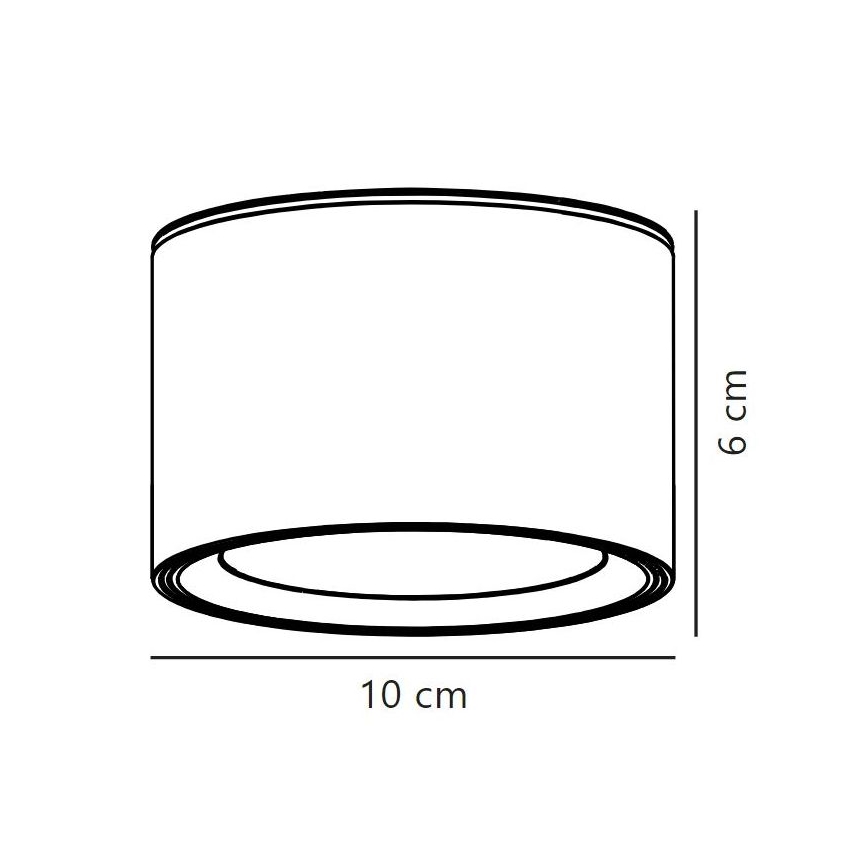 Nordlux - LED Stmívatelné bodové svítidlo FALLON LED/5,5W/230V černá
