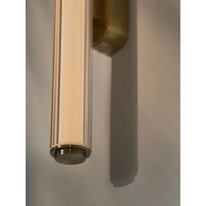 Nordlux - LED Stmívatelné koupelnové nástěnné svítidlo VIRELLE LED/12W/230V 3000/4000K IP44 mosaz