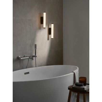 Nordlux - LED Stmívatelné koupelnové nástěnné svítidlo VIRELLE LED/8W/230V 3000/4000K IP44 černá