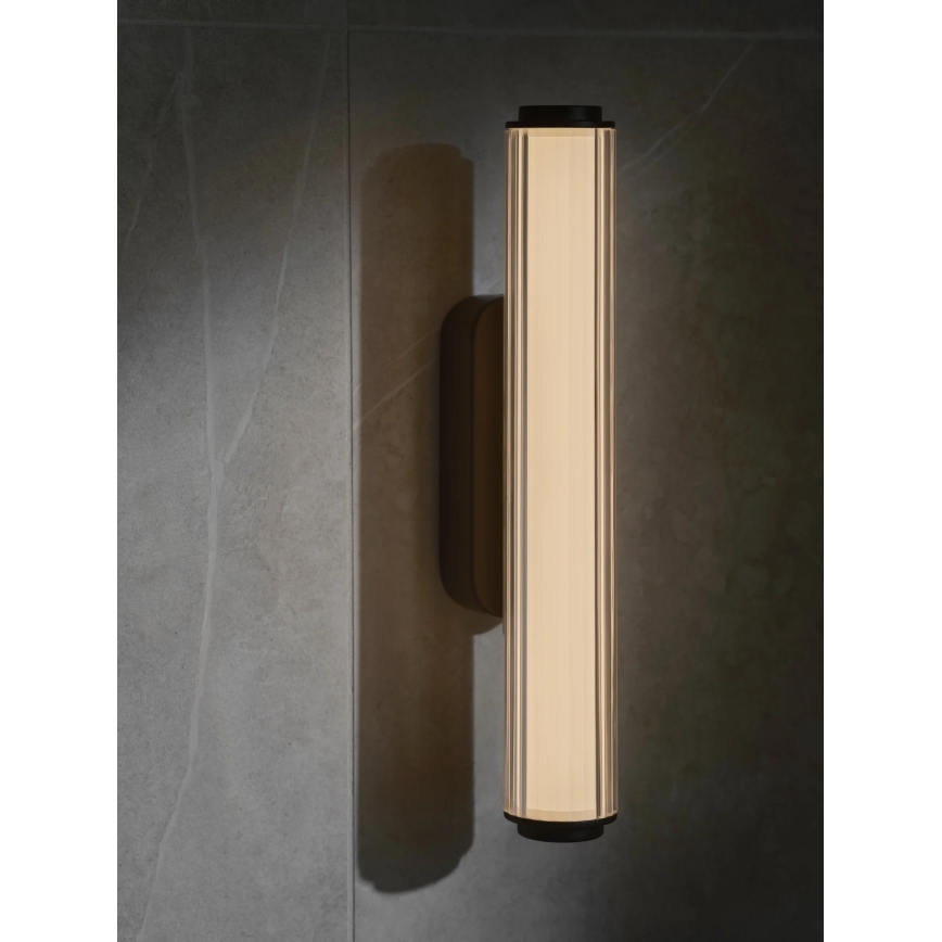 Nordlux - LED Stmívatelné koupelnové nástěnné svítidlo VIRELLE LED/8W/230V 3000/4000K IP44 černá