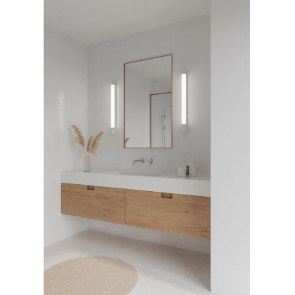 Nordlux - LED Koupelnové osvětlení zrcadla se zásuvkou MALAIKA LED/15W/230V IP44 68,4 cm bílá
