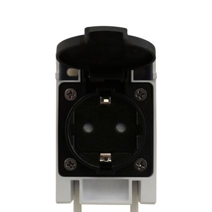 Nordlux - LED Koupelnové osvětlení zrcadla se zásuvkou MALAIKA LED/15W/230V IP44 68,4 cm bílá