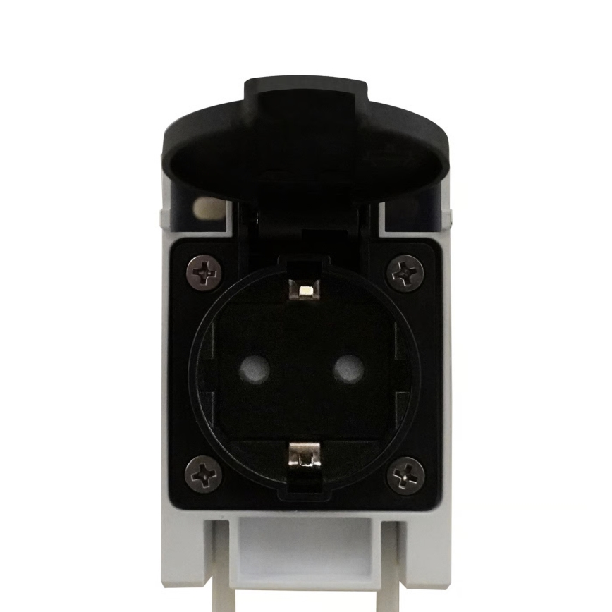 Nordlux - LED Koupelnové osvětlení zrcadla se zásuvkou MALAIKA LED/15W/230V IP44 68,4cm černá