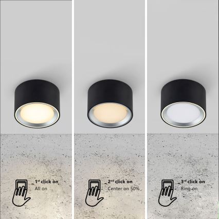 Nordlux - LED Koupelnové bodové svítidlo LANDON LED/6,5W/230V IP44 černá