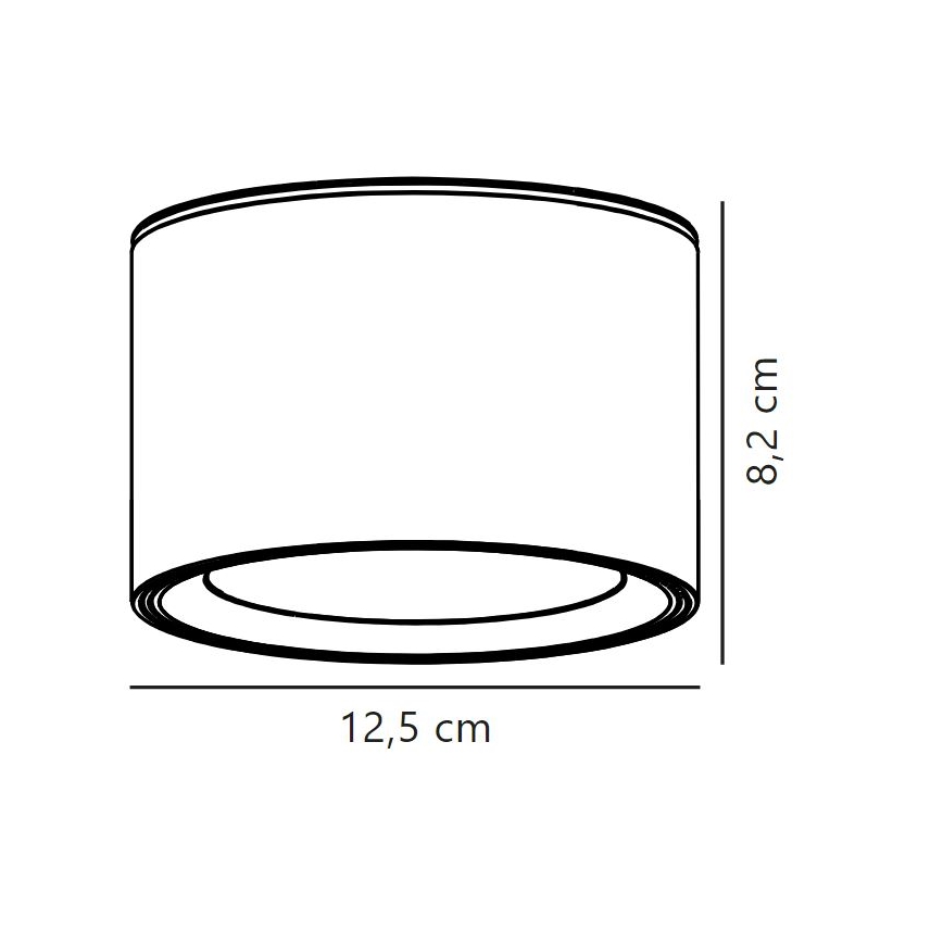 Nordlux - LED Koupelnové bodové svítidlo LANDON LED/6,5W/230V IP44 černá