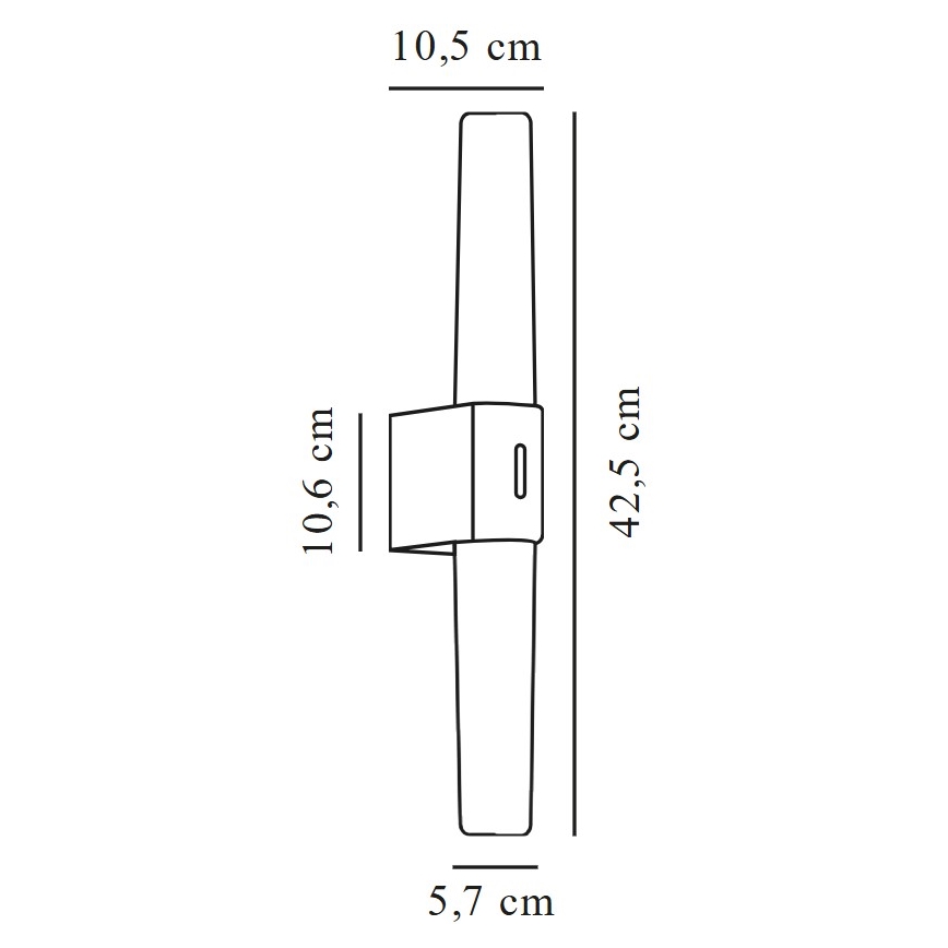 Nordlux - LED Koupelnové osvětlení zrcadla HELVA LED/9W/230V 3000K IP44