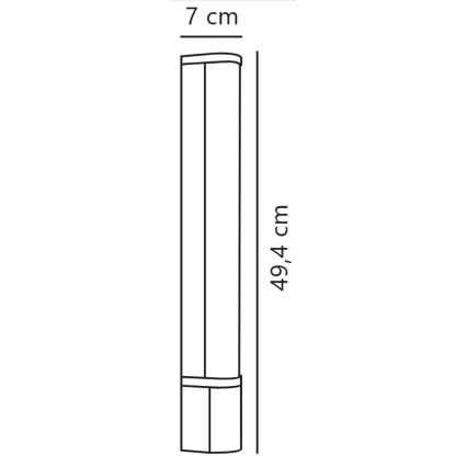Nordlux - LED Podlinkové svítidlo se zásuvkou MALAIKA LED/6W/230V 3000K IP44 bílá