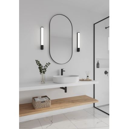 Nordlux - LED Podlinkové svítidlo se zásuvkou MALAIKA LED/6W/230V IP44 černá