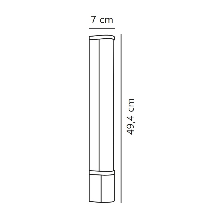 Nordlux - LED Podlinkové svítidlo se zásuvkou MALAIKA LED/6W/230V IP44 černá