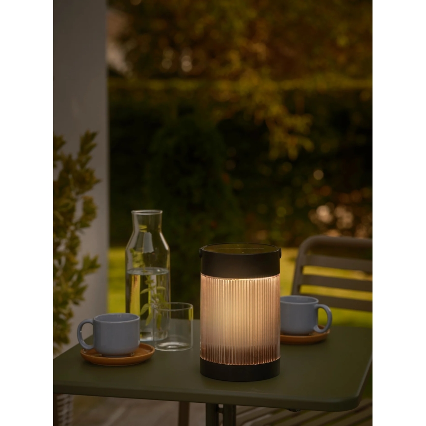 Nordlux - LED Solární lampa COUPAR LED/3,2W/3,7V černá