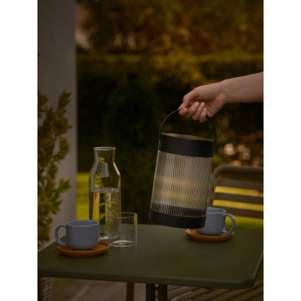 Nordlux - LED Solární lampa COUPAR LED/3,2W/3,7V černá