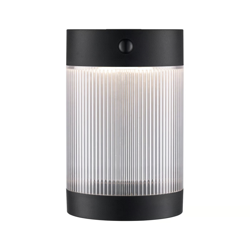 Nordlux - LED Solární nástěnné svítidlo se senzorem COUPAR LED/3,2W/5V 3000K IP44 černá