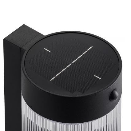 Nordlux - LED Solární nástěnné svítidlo se senzorem COUPAR LED/3,2W/5V 3000K IP44 černá