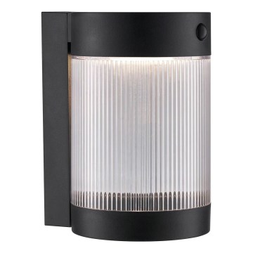 Nordlux - LED Solární nástěnné svítidlo se senzorem COUPAR LED/3,2W/5V 3000K IP44 černá