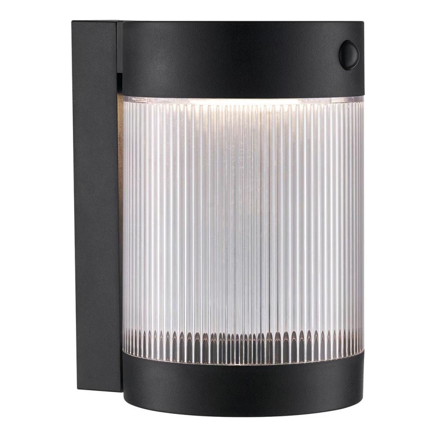 Nordlux - LED Solární nástěnné svítidlo se senzorem COUPAR LED/3,2W/5V 3000K IP44 černá