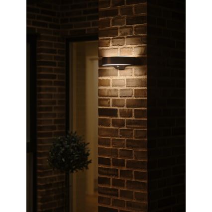 Nordlux - LED Solární nástěnné svítidlo se senzorem MONAY LED/5W/5V 3000K IP44 černá