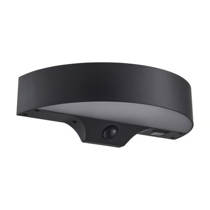 Nordlux - LED Solární nástěnné svítidlo se senzorem MONAY LED/5W/5V 3000K IP44 černá