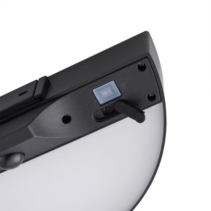 Nordlux - LED Solární nástěnné svítidlo se senzorem MONAY LED/5W/5V 3000K IP44 černá
