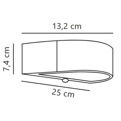 Nordlux - LED Solární nástěnné svítidlo se senzorem MONAY LED/5W/5V 3000K IP44 černá