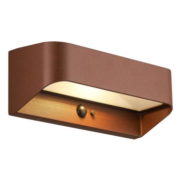 Nordlux - LED Solární svítidlo se senzorem MARCELLIO LED/5W/5V IP54 2200 mAh hnědá