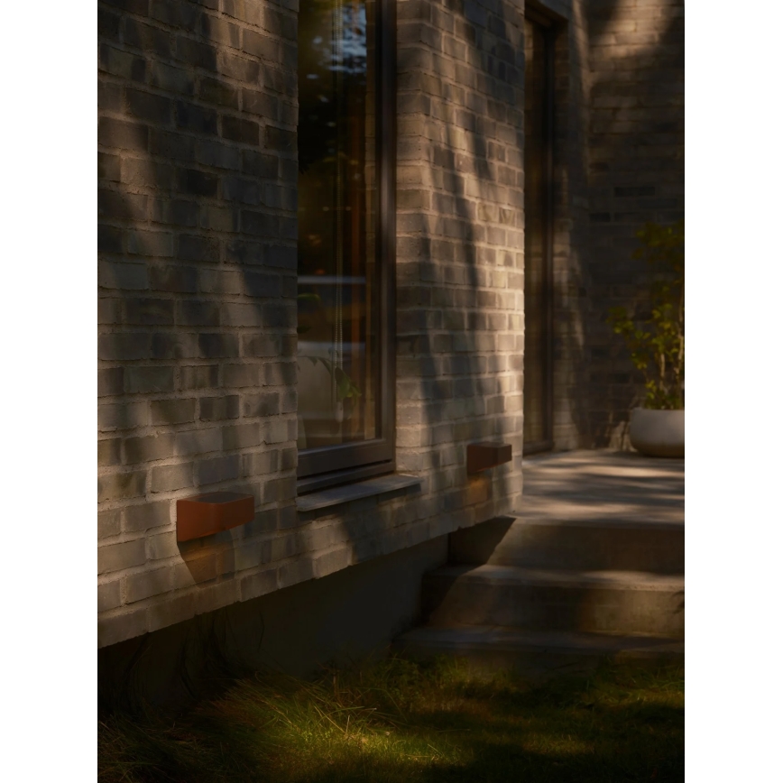 Nordlux - LED Solární svítidlo se senzorem MARCELLIO LED/5W/5V IP54 2200 mAh hnědá